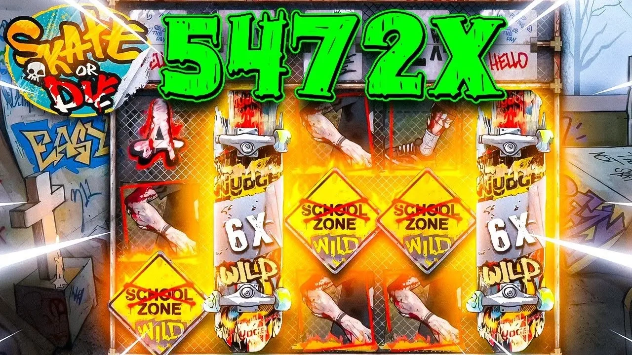 Bonus Free Spins Skate or Die Grind Mode & Die Mode