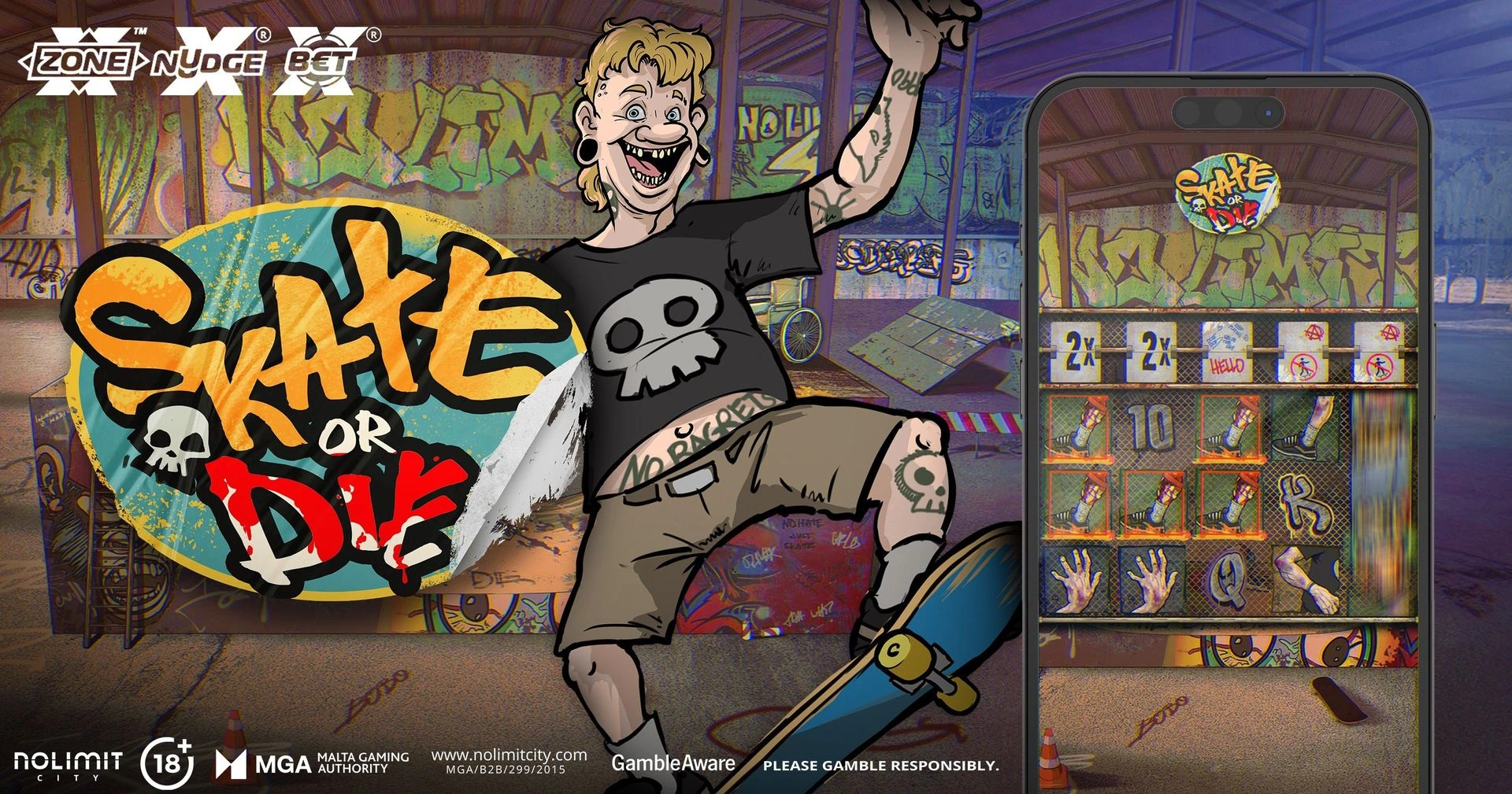 Skate or Die Slot Wild dengan Sensasi XWays dan XNudge!