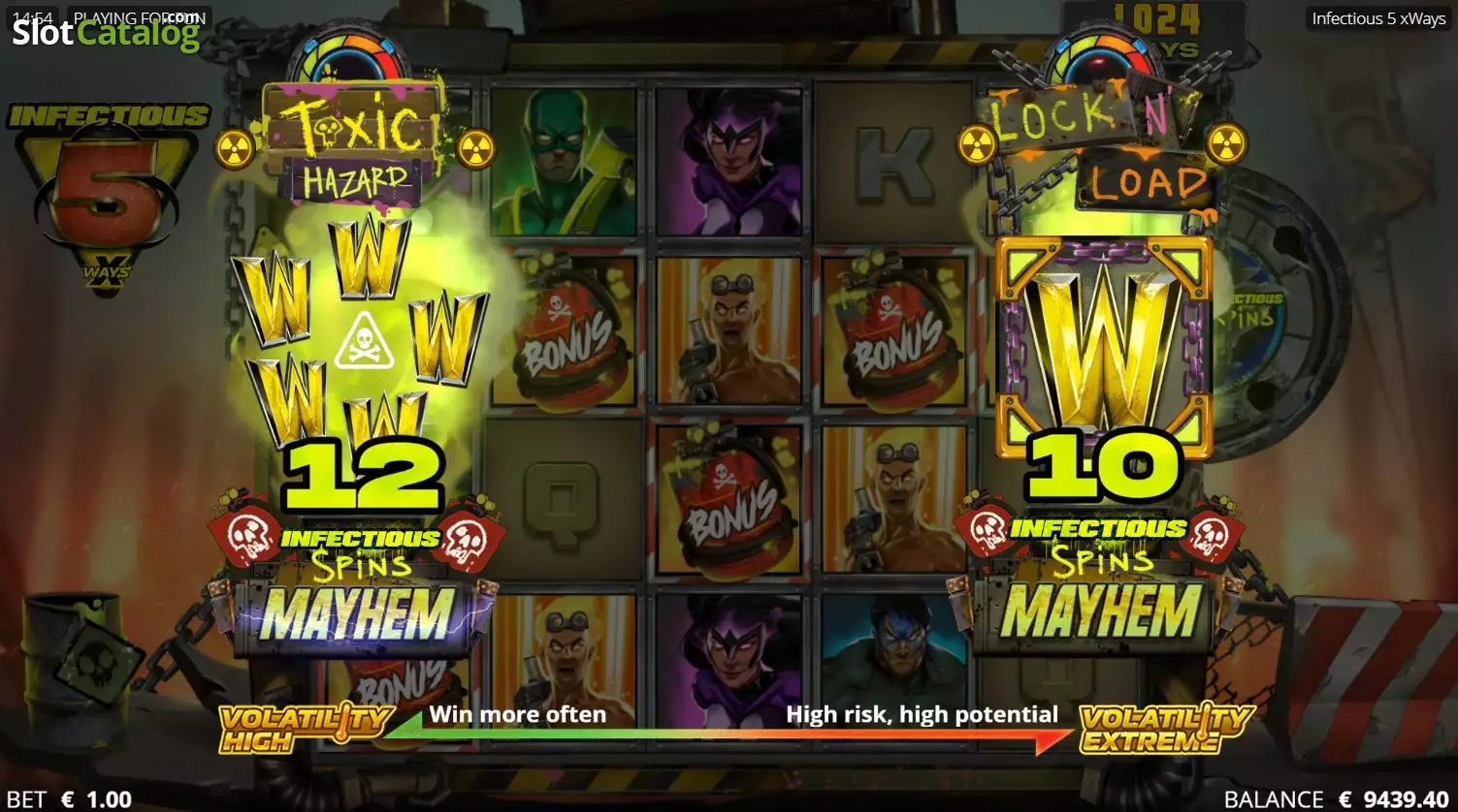 Fitur Free Spins Infectious 5 xWays