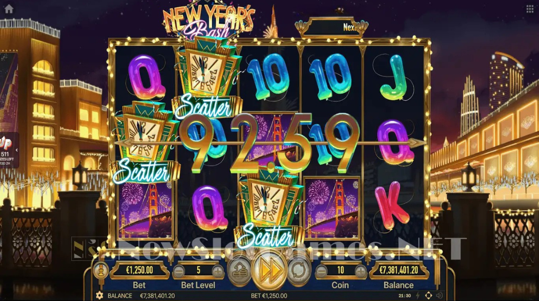 slot new years bash