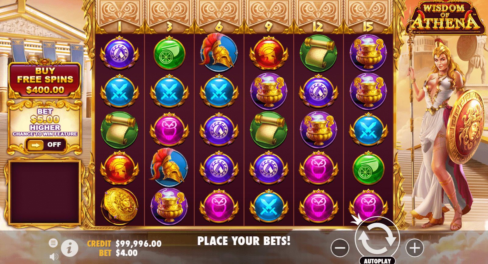 Wisdom Of Athena Slot