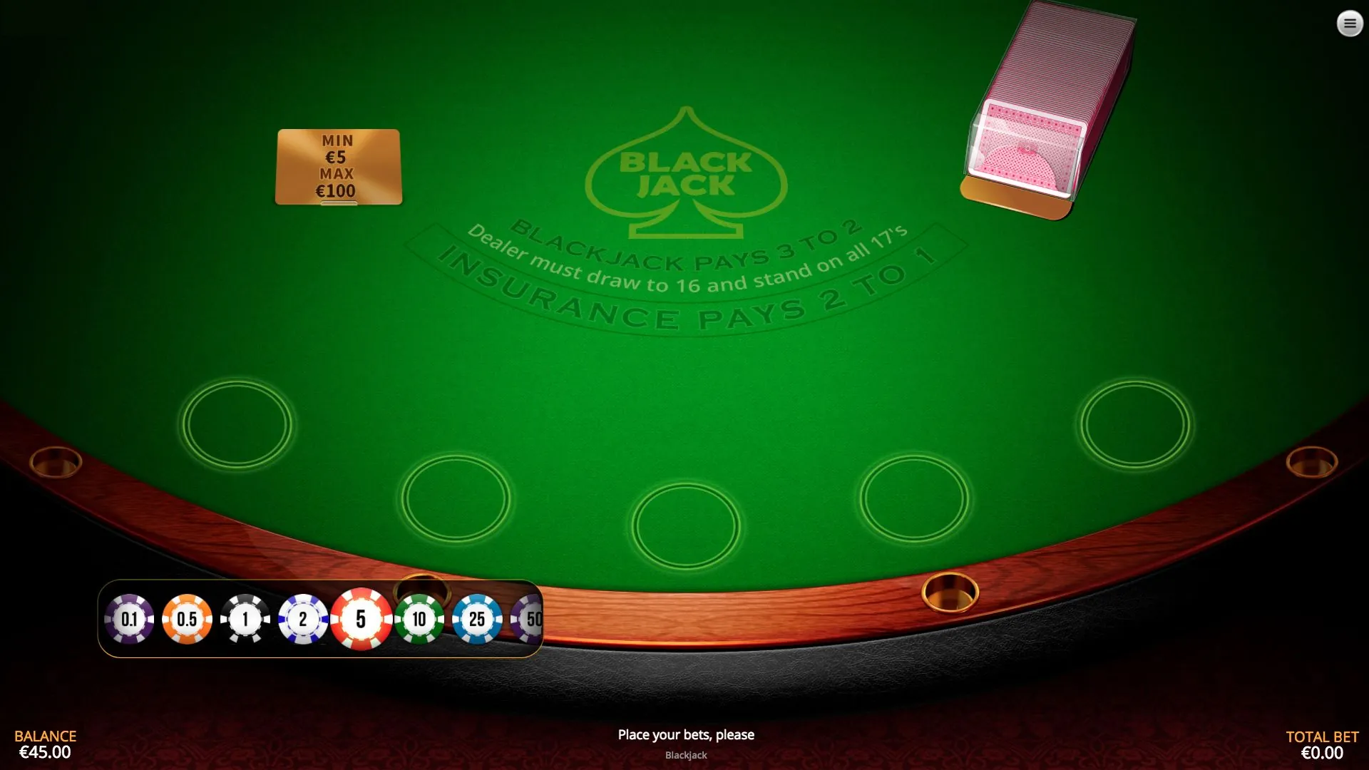 Blackjack Online